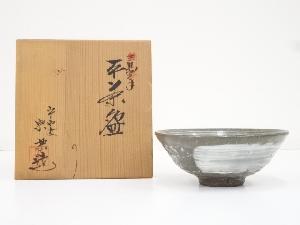 京焼　宗楽造　三島手平茶碗（共箱）